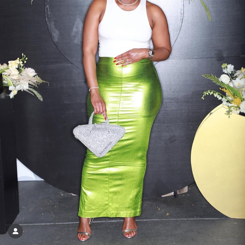 Sour Apple Pencil Skirt